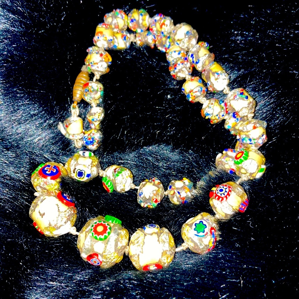 Vintage Venetian Millefiore Necklace